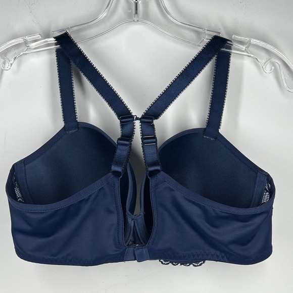 Fantasie Underwired T-Shirt Bra 38D Racerback Convertible NAVY NWOT - Picture 8 of 14